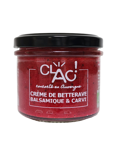 Mousse de betterave balsamique et carvi