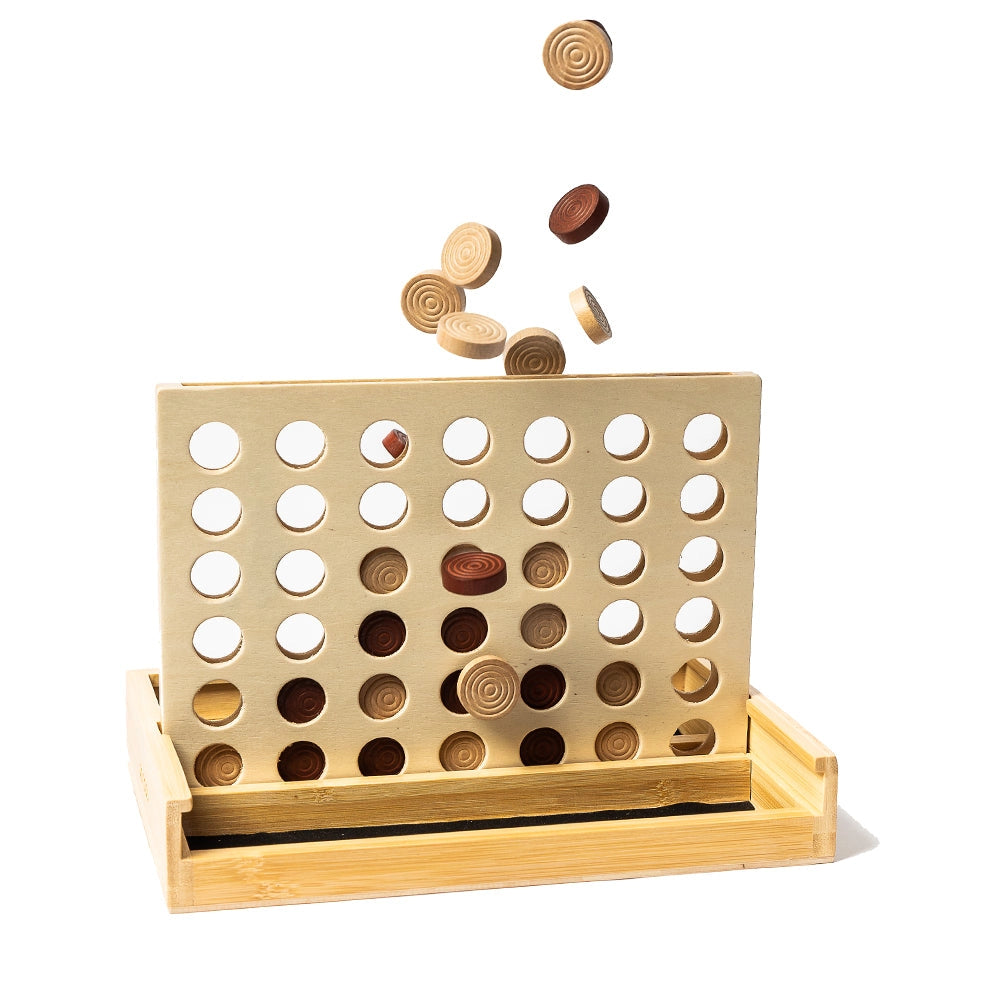 Jeu en bambou Connect Four