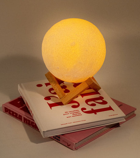 Lampe lunaire avec contrôle tactile