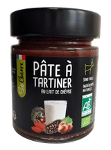 Pâte à tartiner chocolat au lait de chèvre