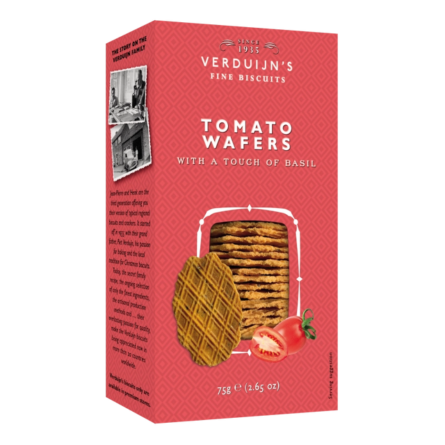 Gaufres fromage tomate basilic verduijn's 75g